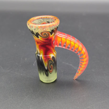 Full Wig Wag 18mm Heady Slide w/ Claw - by Connor Klaus-Avernic Smoke Shop
