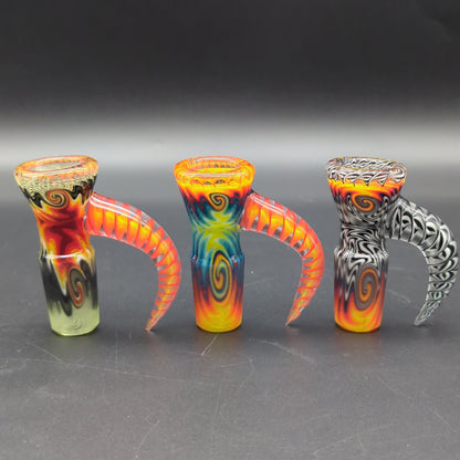 Full Wig Wag 18mm Heady Slide w/ Claw - by Connor Klaus-Avernic Smoke Shop