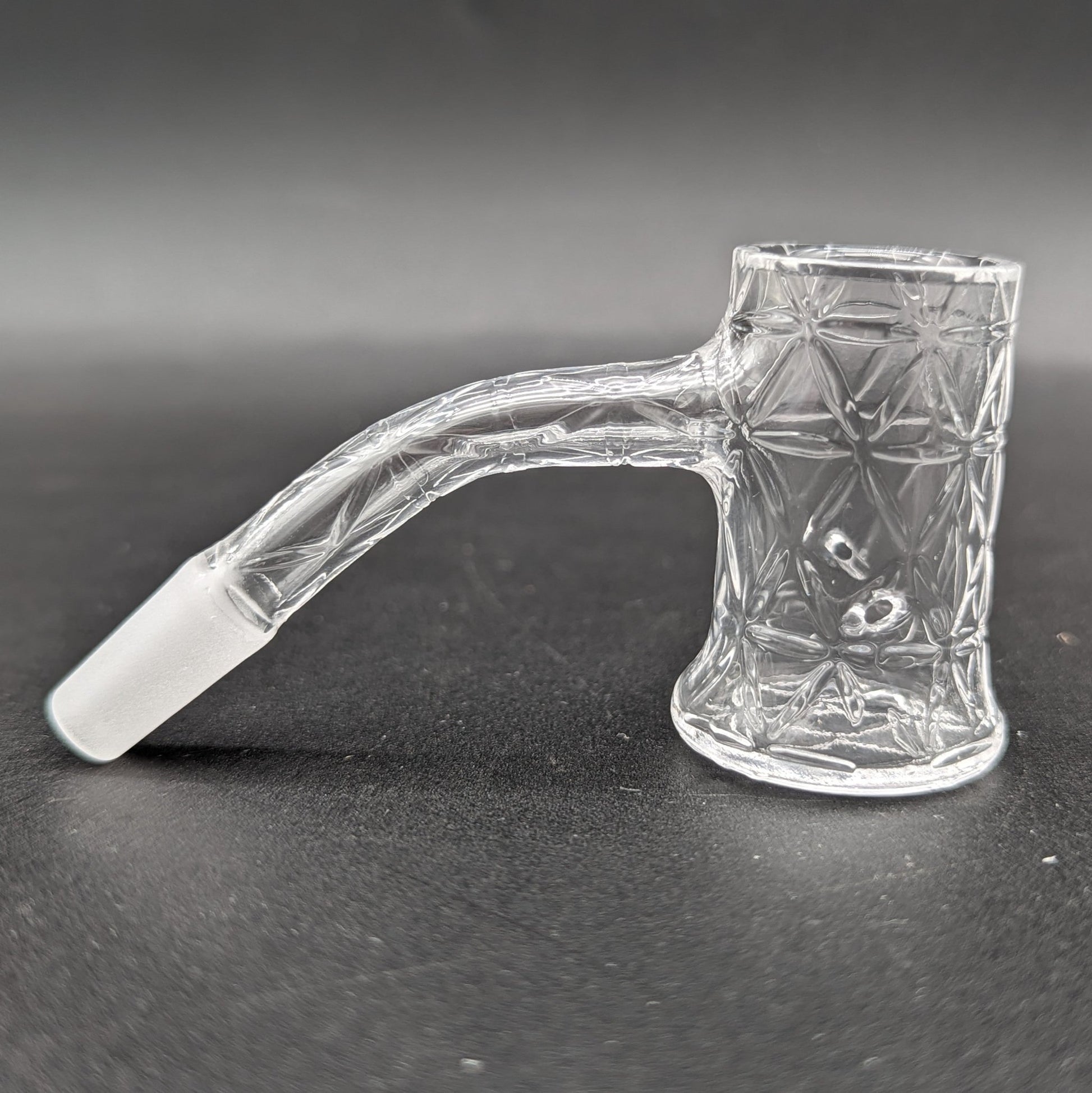 Fully Etched Auto Spinning Bucket Banger 10mm - Meech Madness Smoke Shop