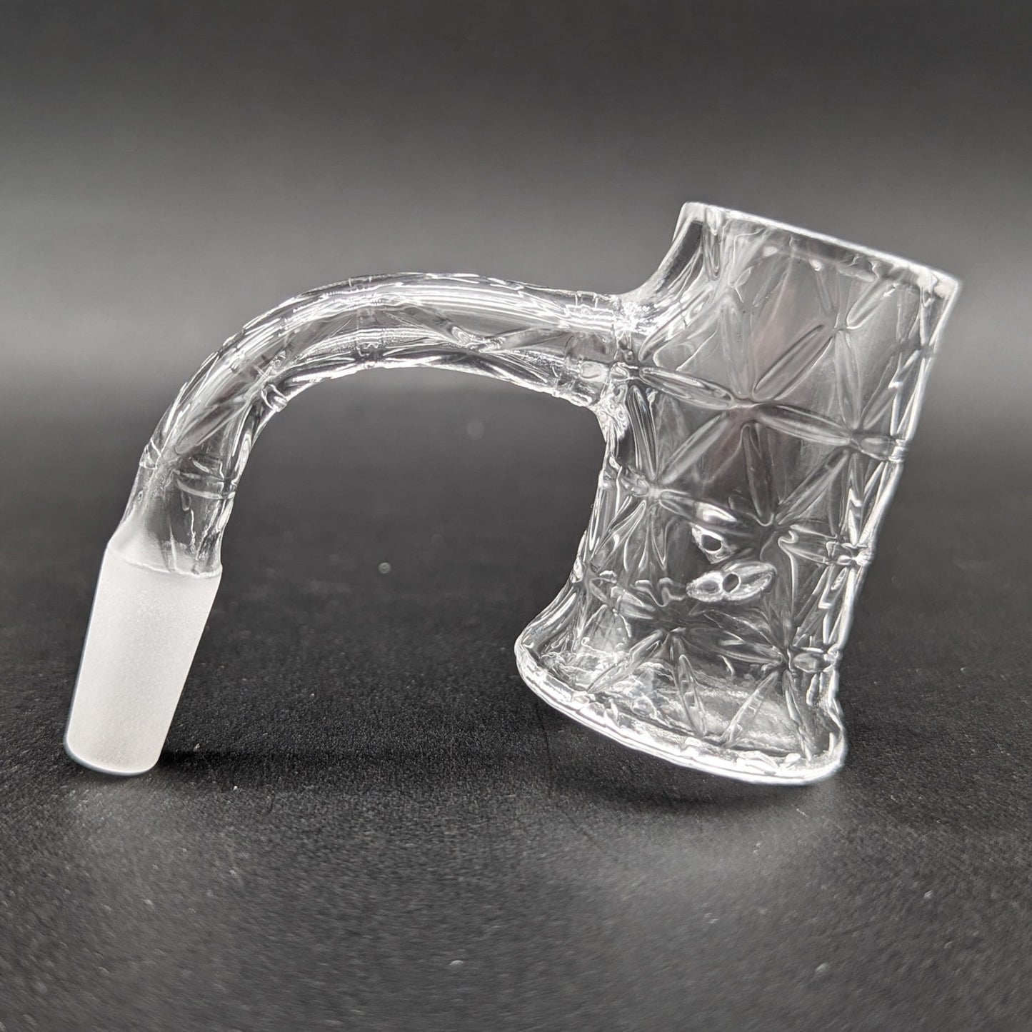 Fully Etched Auto Spinning Bucket Banger 10mm - Meech Madness Smoke Shop