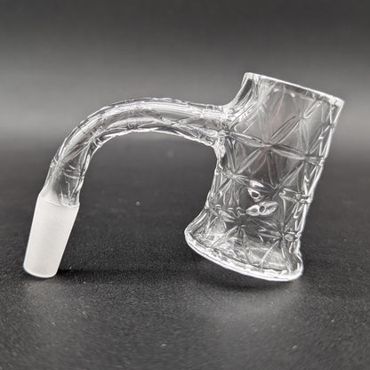 Fully Etched Auto Spinning Bucket Banger 10mm - Meech Madness Smoke Shop