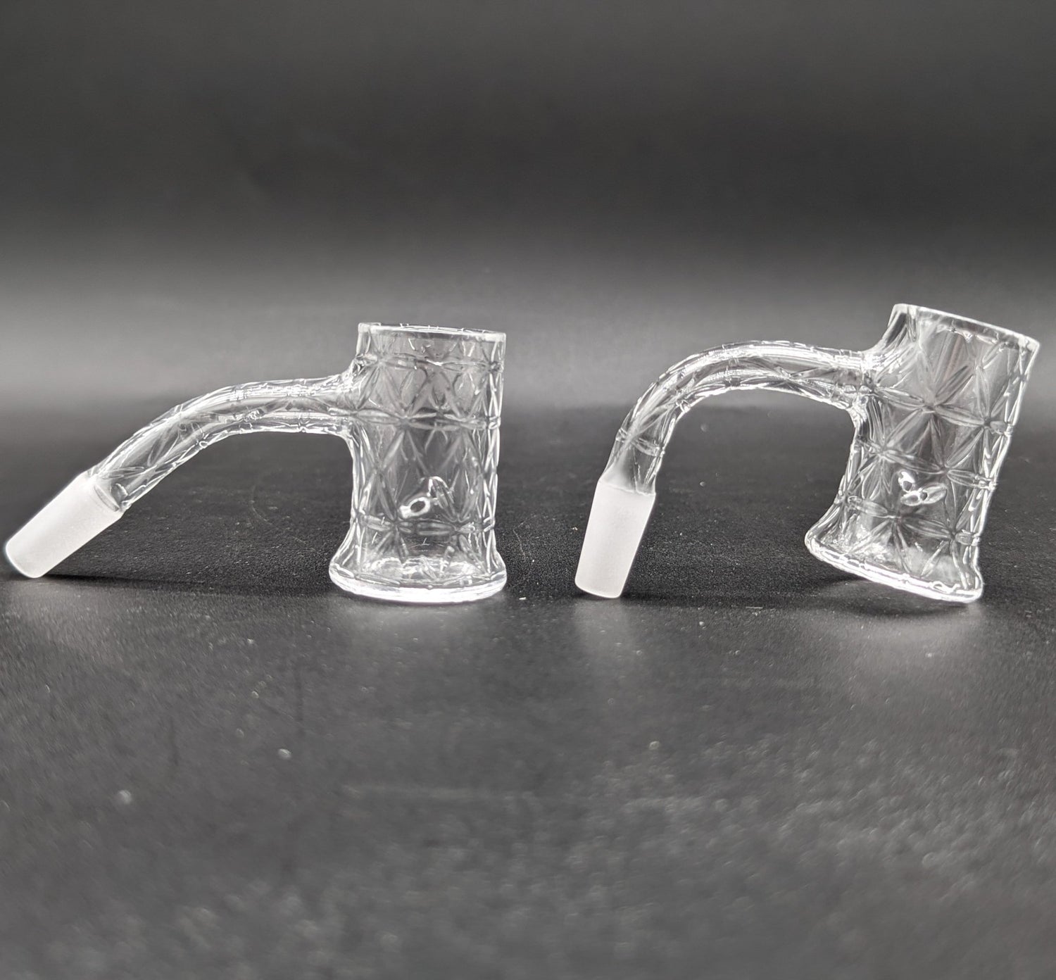 Fully Etched Auto Spinning Bucket Banger 10mm - Meech Madness Smoke Shop