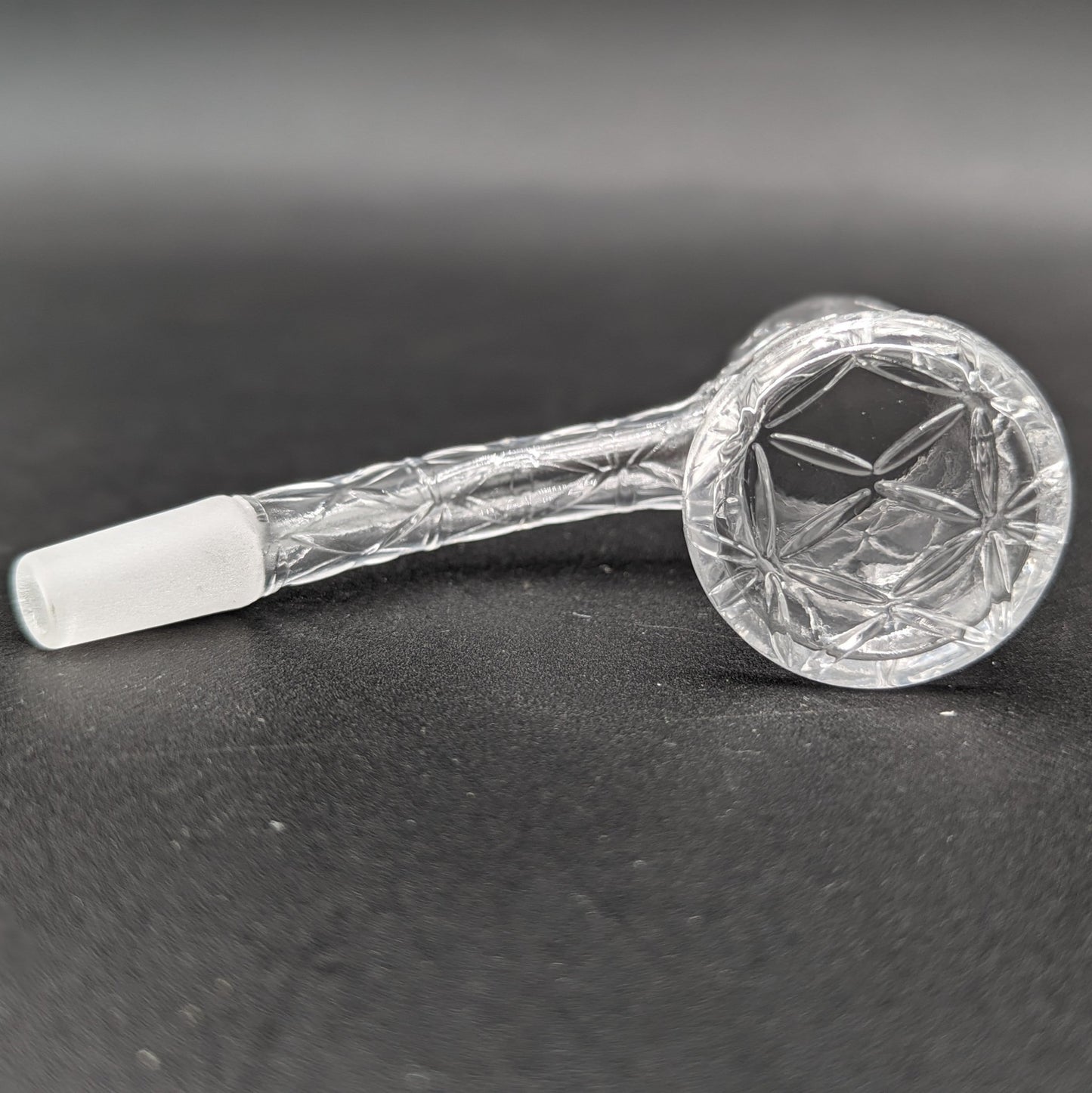 Fully Etched Auto Spinning Bucket Banger 10mm - Meech Madness Smoke Shop