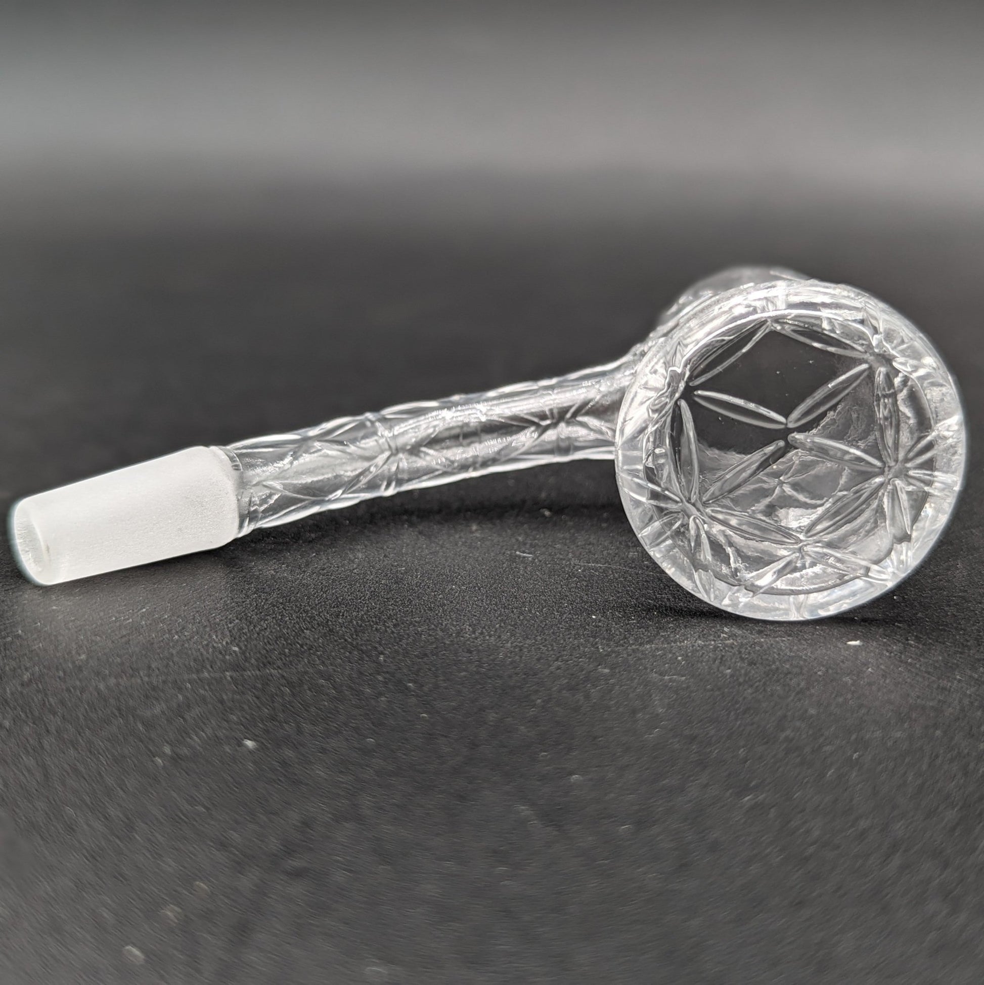 Fully Etched Auto Spinning Bucket Banger 10mm - Meech Madness Smoke Shop