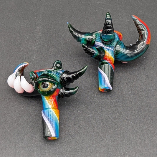 Fully Worked Demon Eye 14mm Bowl