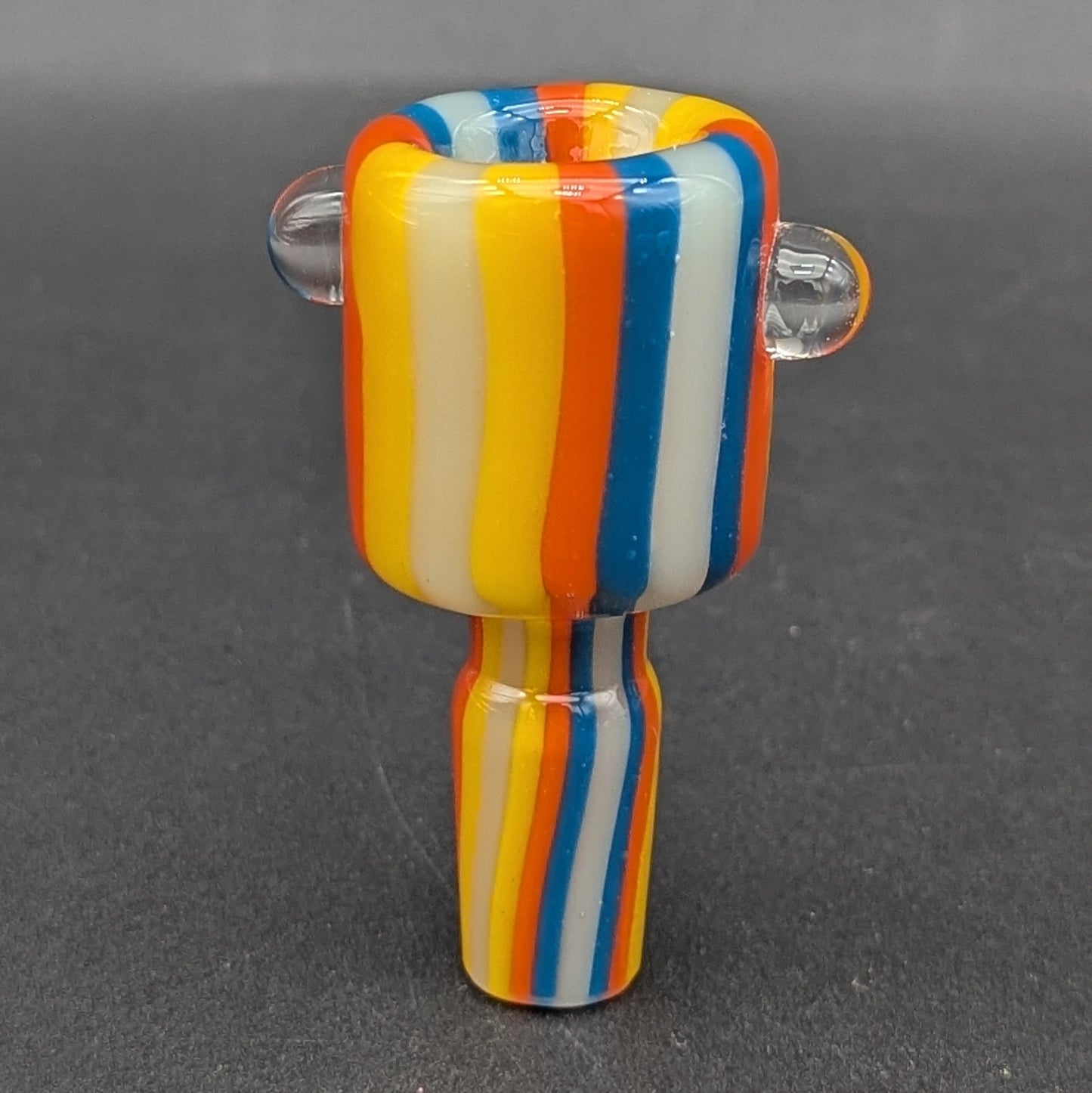 Fully Worked Multi Color Bowl w/ Studs 14mm