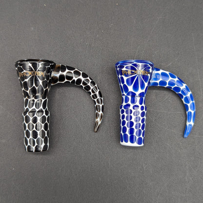 Fully Worked Polka Dot 4 Hole Slide 18mm-Avernic Smoke Shop