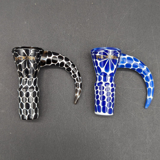 Fully Worked Polka Dot 4 Hole Slide 18mm - Meech Madness Smoke Shop