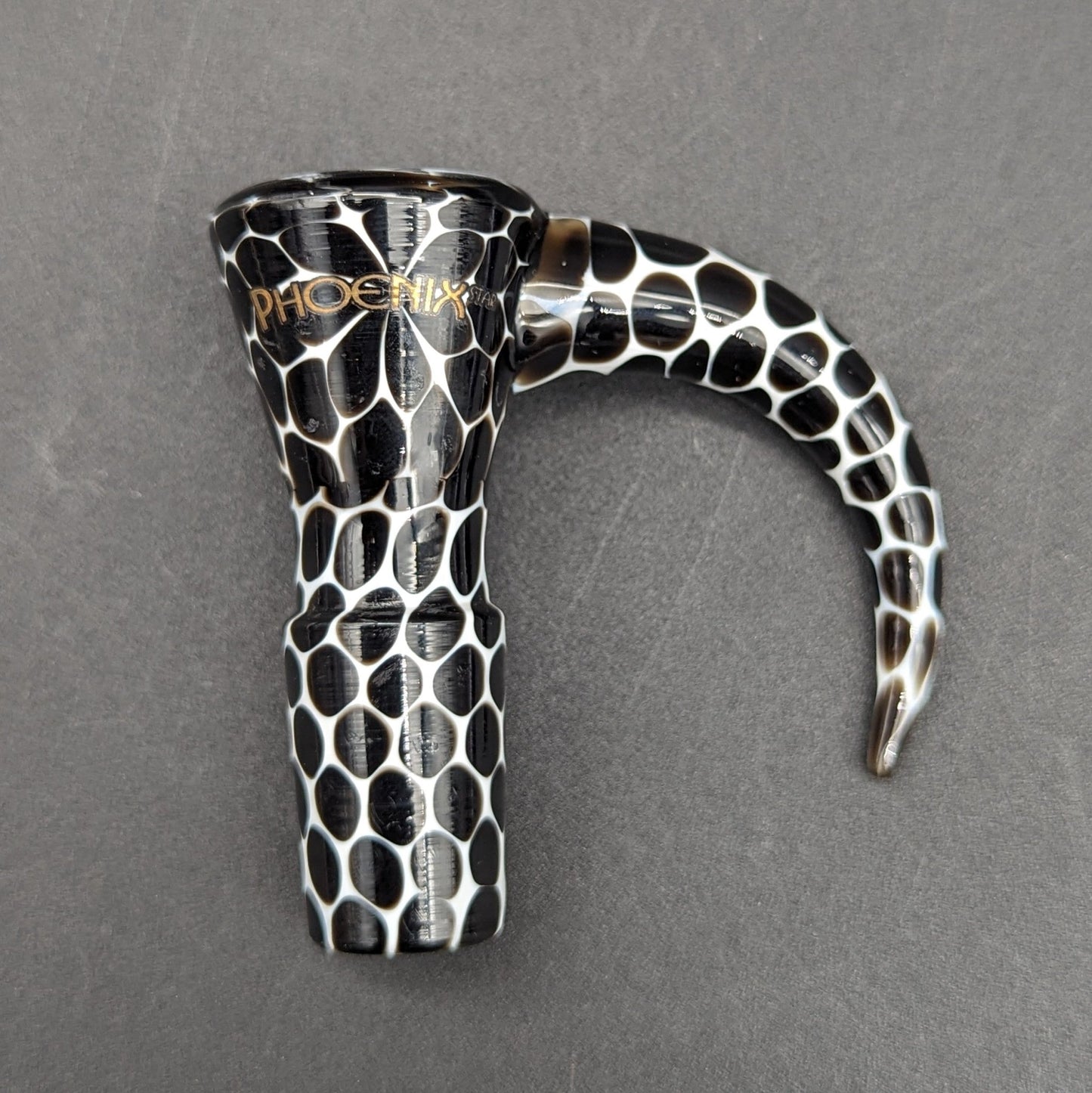 Fully Worked Polka Dot 4 Hole Slide 18mm - Meech Madness Smoke Shop