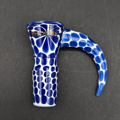 Fully Worked Polka Dot 4 Hole Slide 18mm - Meech Madness Smoke Shop