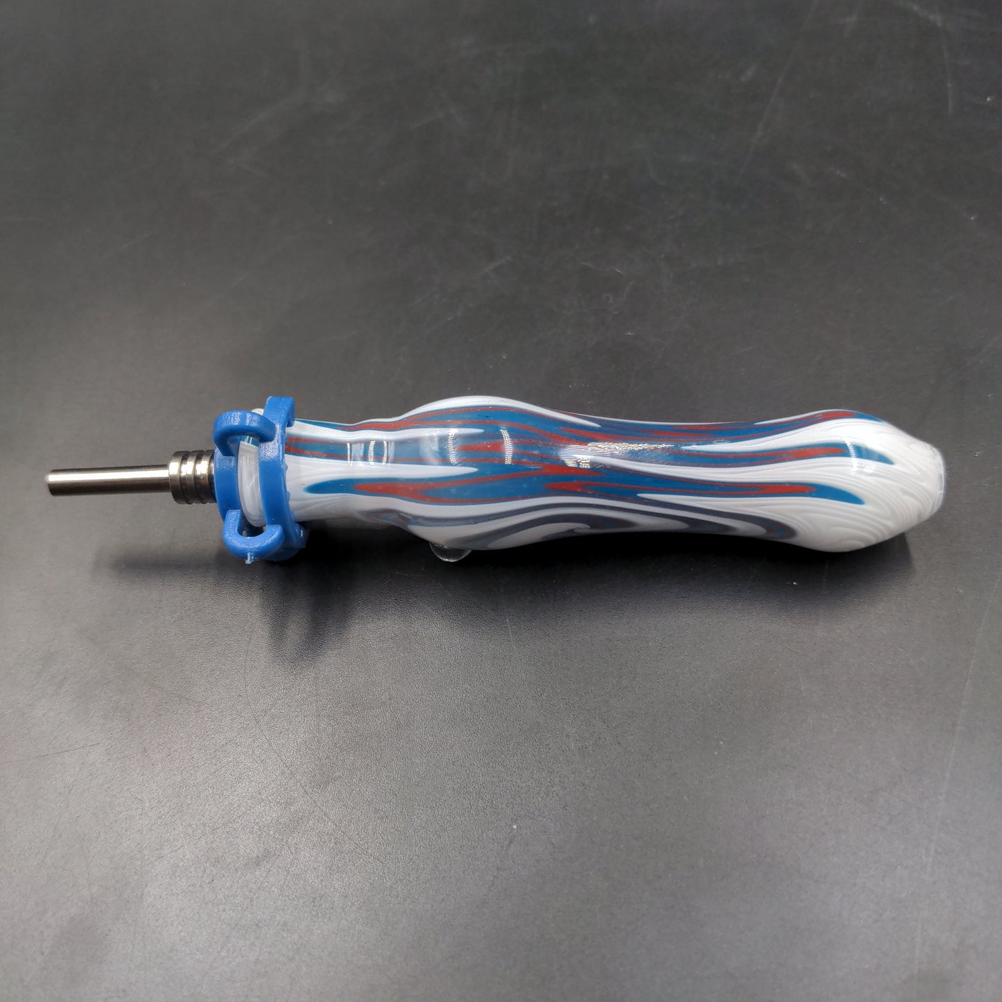 Fully Worked Wig Wag Dab Straw | 5.5" | 10mm-Avernic Smoke Shop