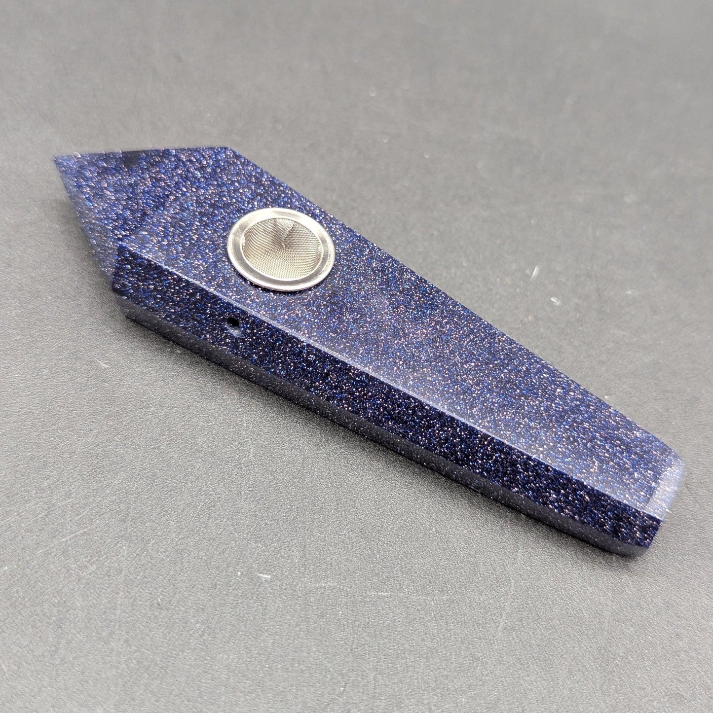 Gemstone Hand Pipe | 4" - Meech Madness Smoke Shop