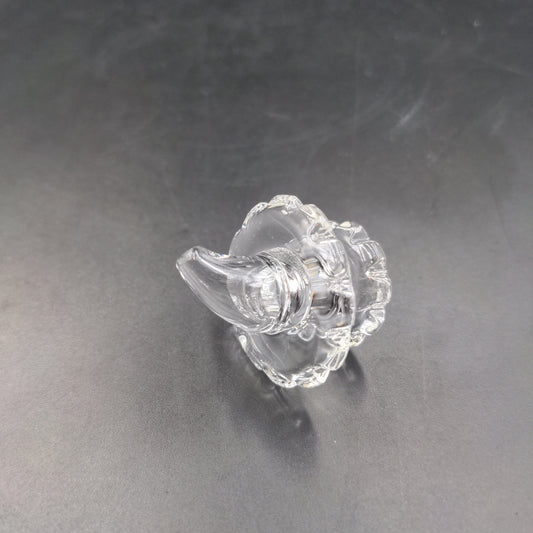 Glass Gear Carb Cap | 30mm | Clear-Avernic Smoke Shop