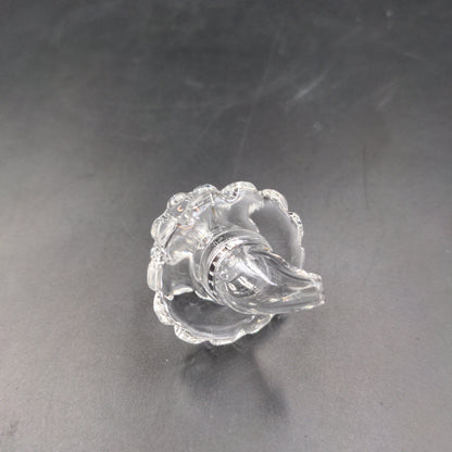 Glass Gear Carb Cap | 30mm | Clear - Avernic Smoke Shop