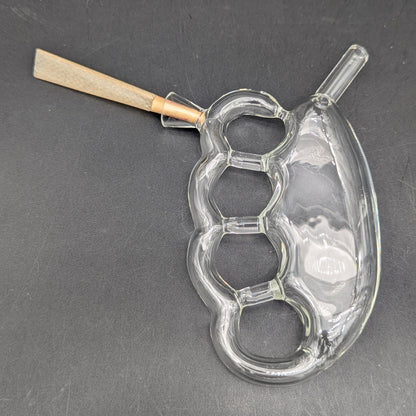 Glass Knuckles Blunt Bubbler-Meech Madness Smoke Shop