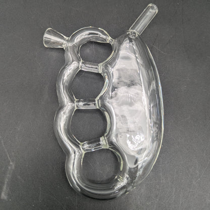 Glass Knuckles Blunt Bubbler-Meech Madness Smoke Shop