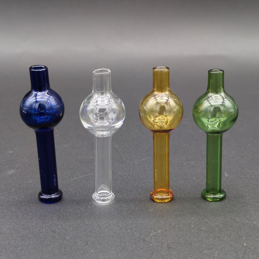 Glass Long Necked Bubble Cap - Meech Madness Smoke Shop