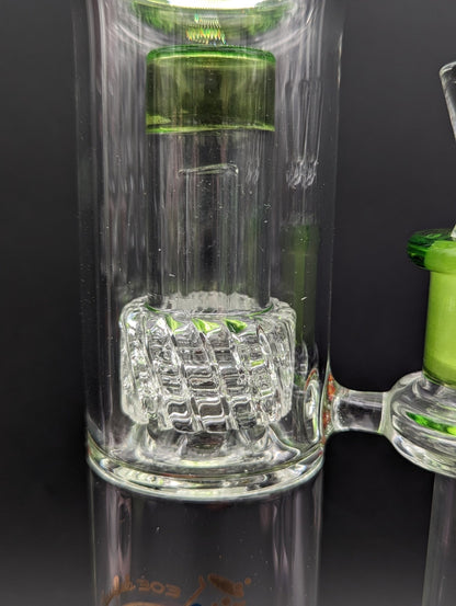 Glasslab 303 16" Dual Perc Straight Tube - Meech Madness Smoke Shop