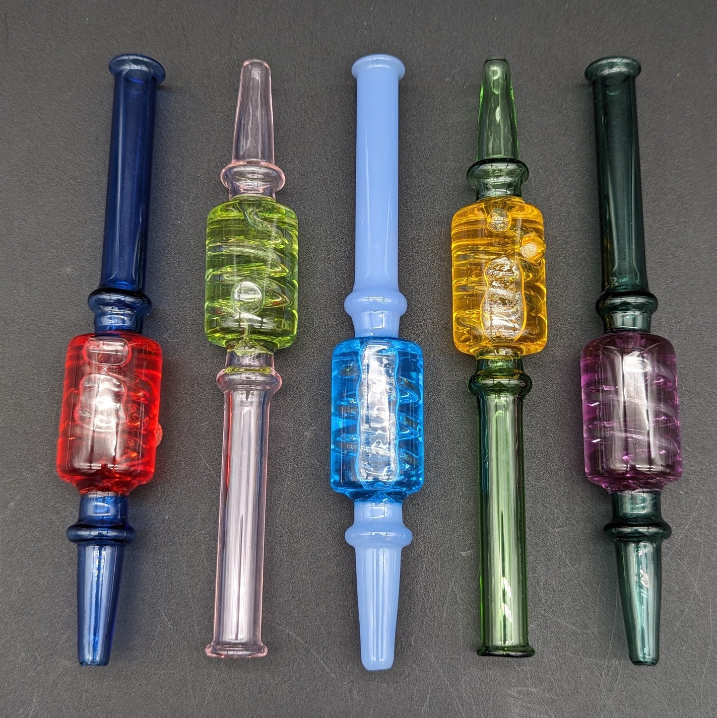 Glycerin Coil Glass Nectar Collector