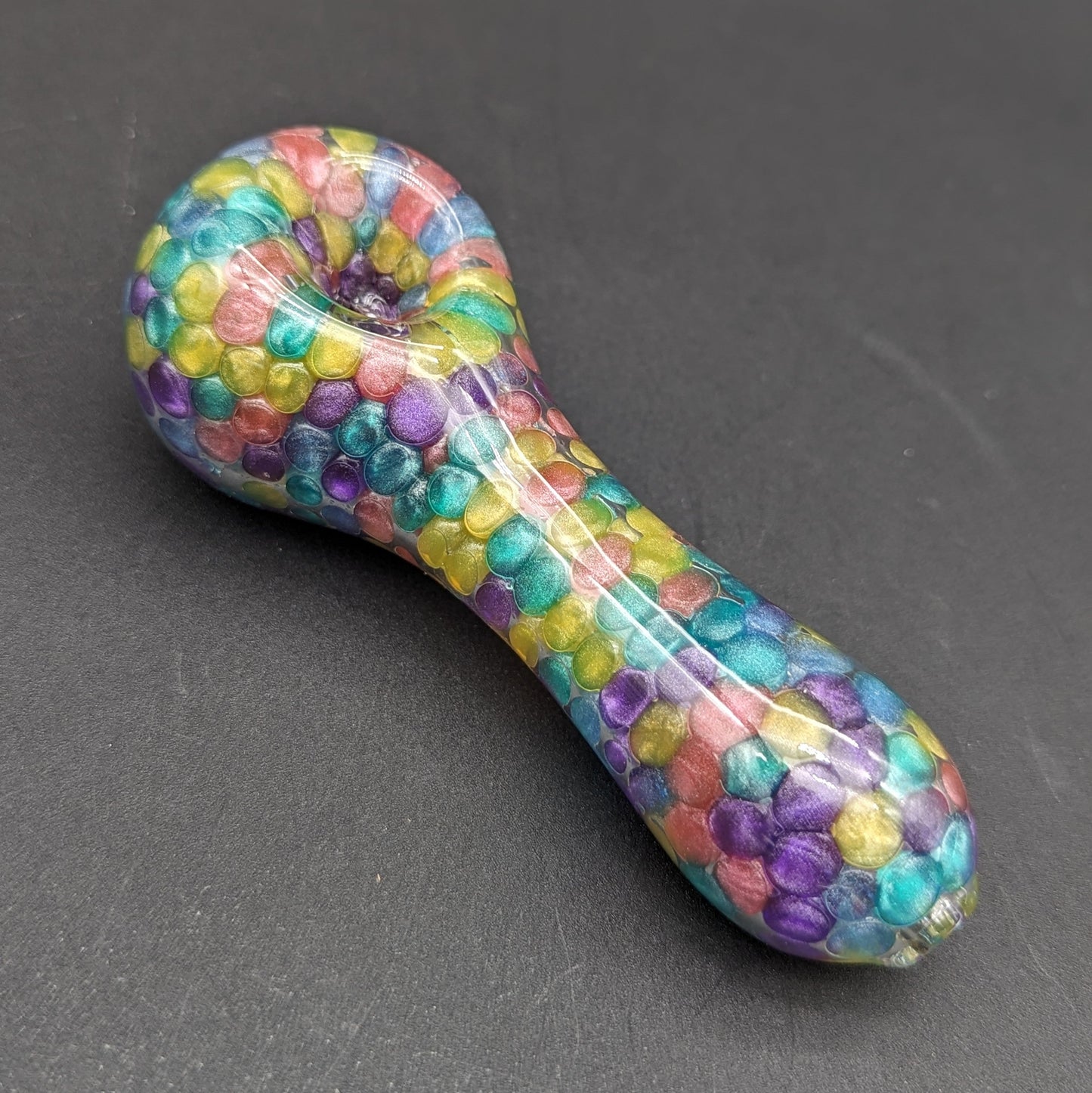 Glycerin Pebble Color Hand Pipe 4.5"-Avernic Smoke Shop