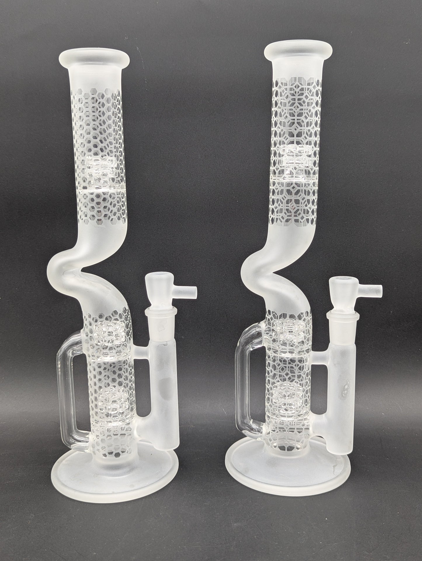 Gnob 14" Sandblasted Bent Neck Treecycler
