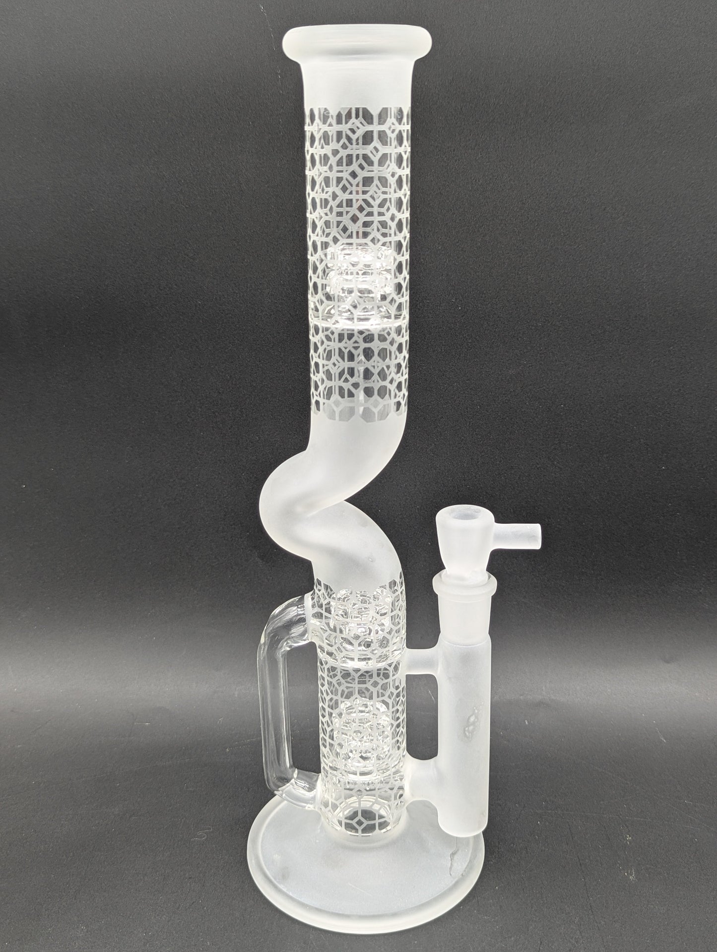Gnob 14" Sandblasted Bent Neck Treecycler