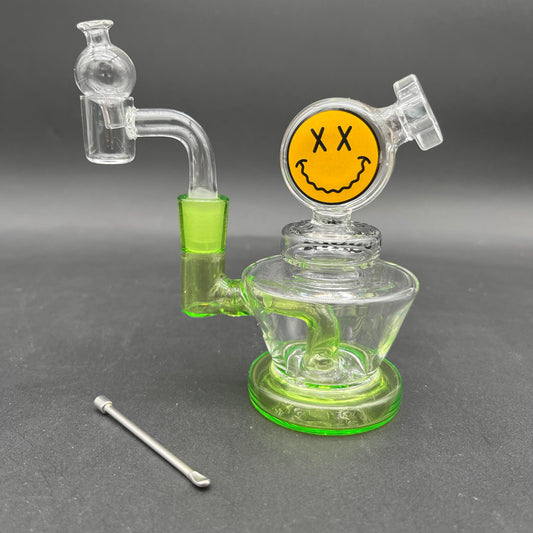 Goody Glass - 4.5" Big Face Mini Rig Water Pipe
