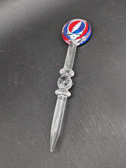 Grateful Dead x Pulsar Stealied Out Dab Rig Set | 9" - Meech Madness Smoke Shop