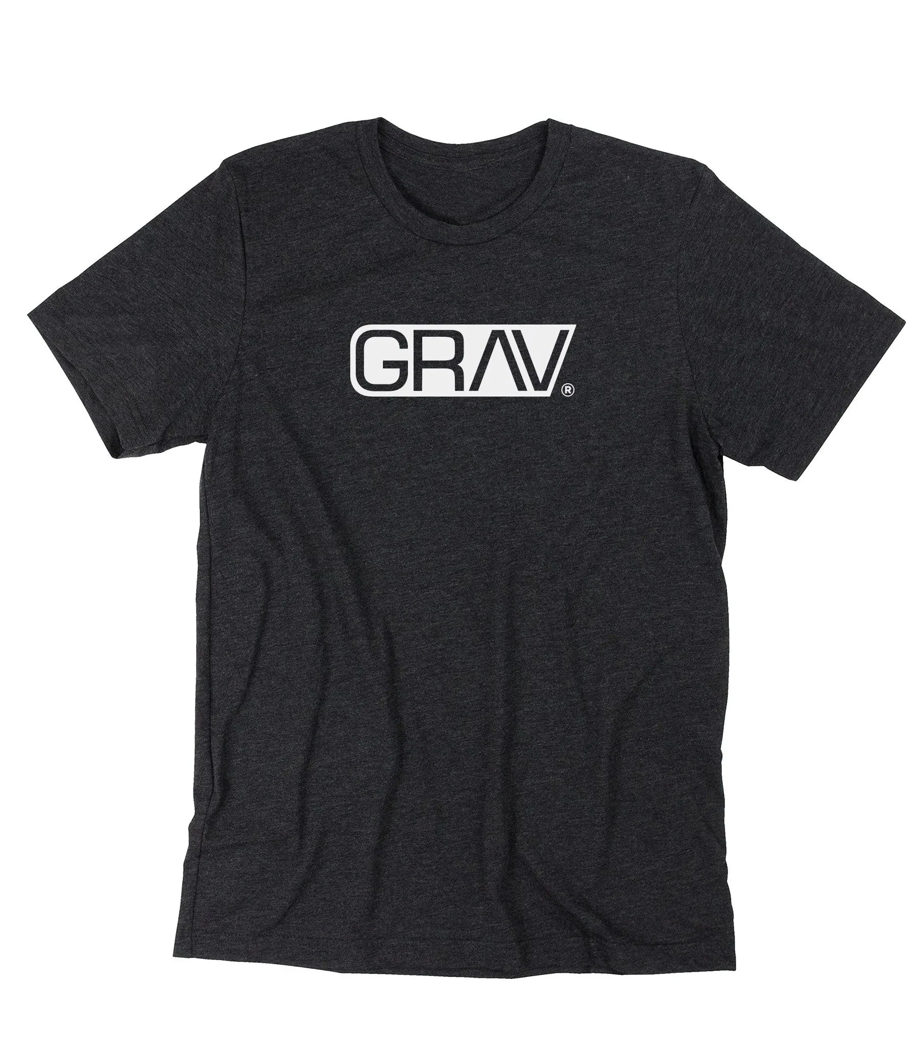 GRAV Heather Black Logo T-Shirt - Avernic Smoke Shop