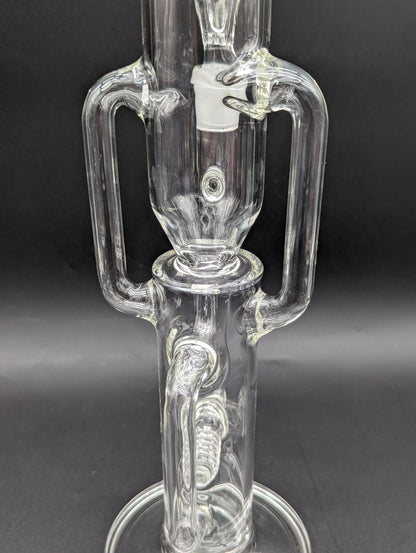 Greek Glass 16.5" Recycler 2.0 Bong-Avernic Smoke Shop