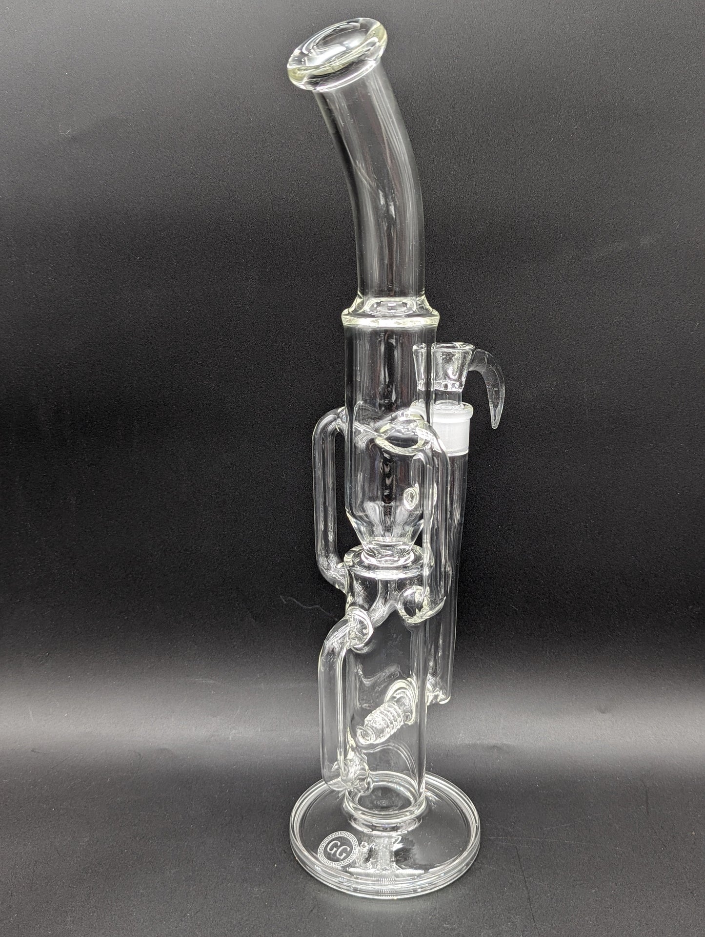 Greek Glass 16.5" Recycler 2.0 Bong-Avernic Smoke Shop