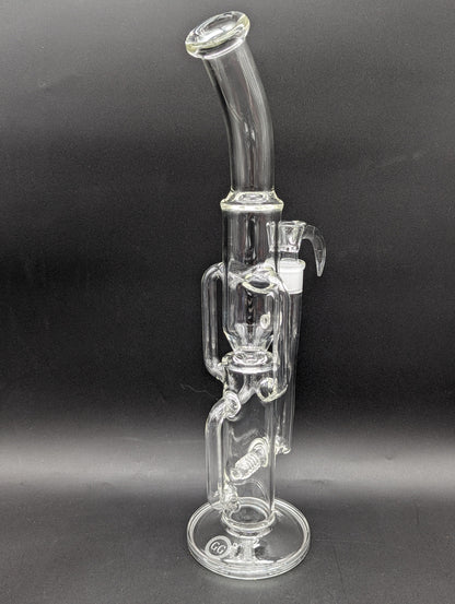 Greek Glass 16.5" Recycler 2.0 Bong-Avernic Smoke Shop