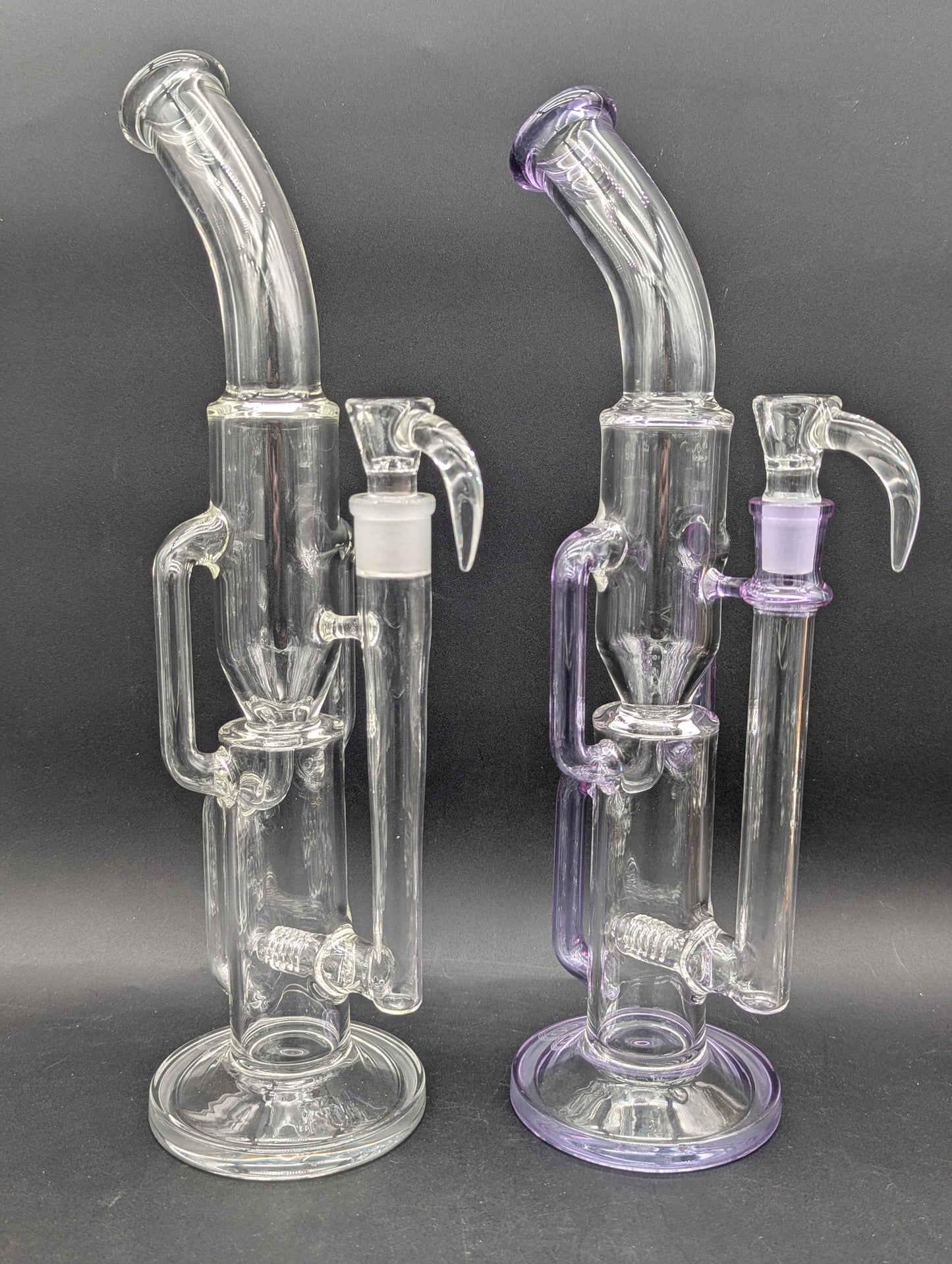 Greek Glass 16.5" Recycler 2.0 Bong-Avernic Smoke Shop