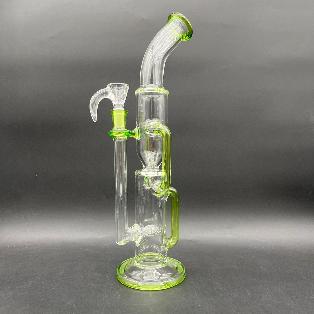 Greek Glass 16.5" Recycler 2.0 Bong-Avernic Smoke Shop