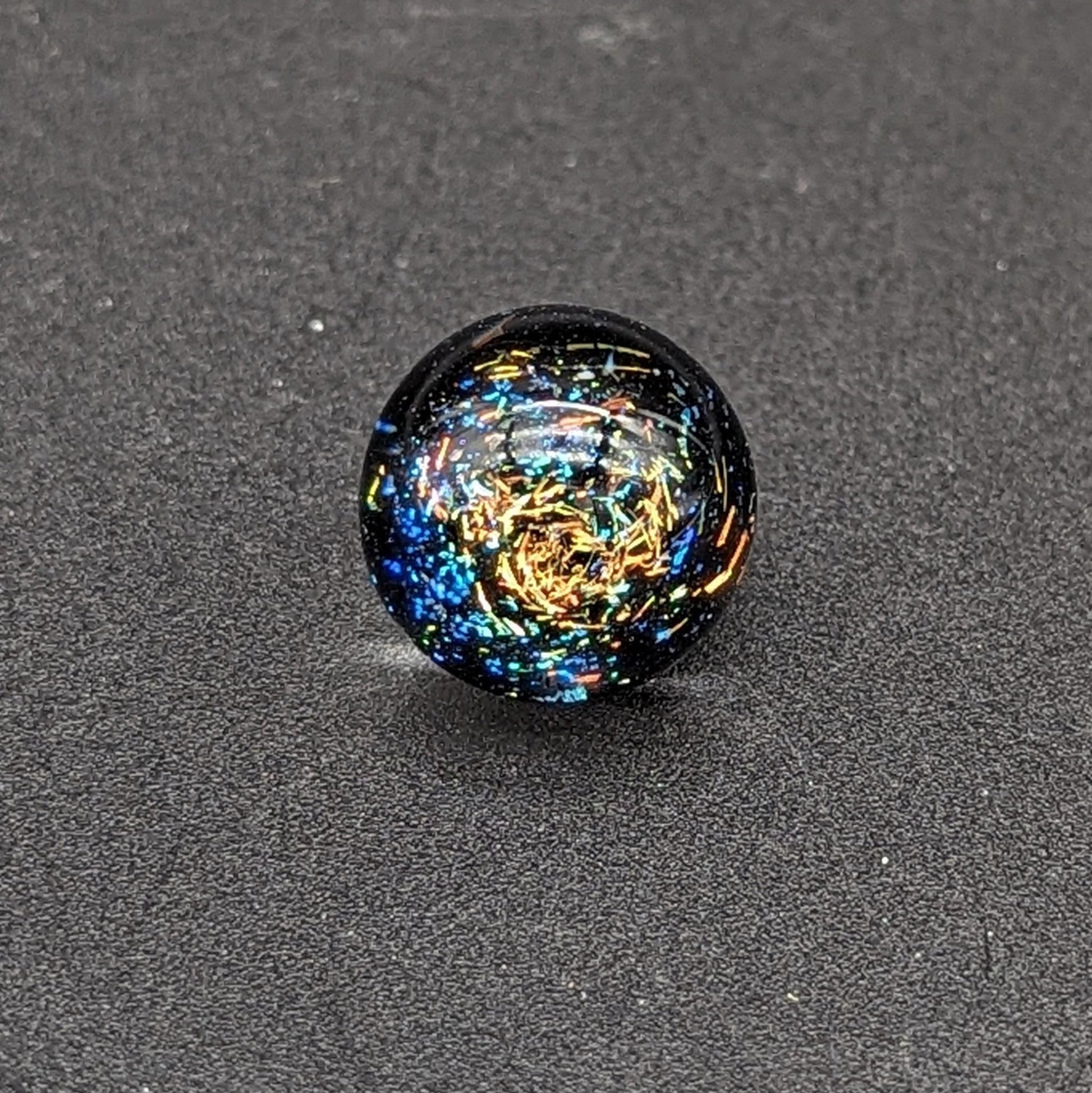 Greek Glass 16mm Dichro Marble - Meech Madness Smoke Shop