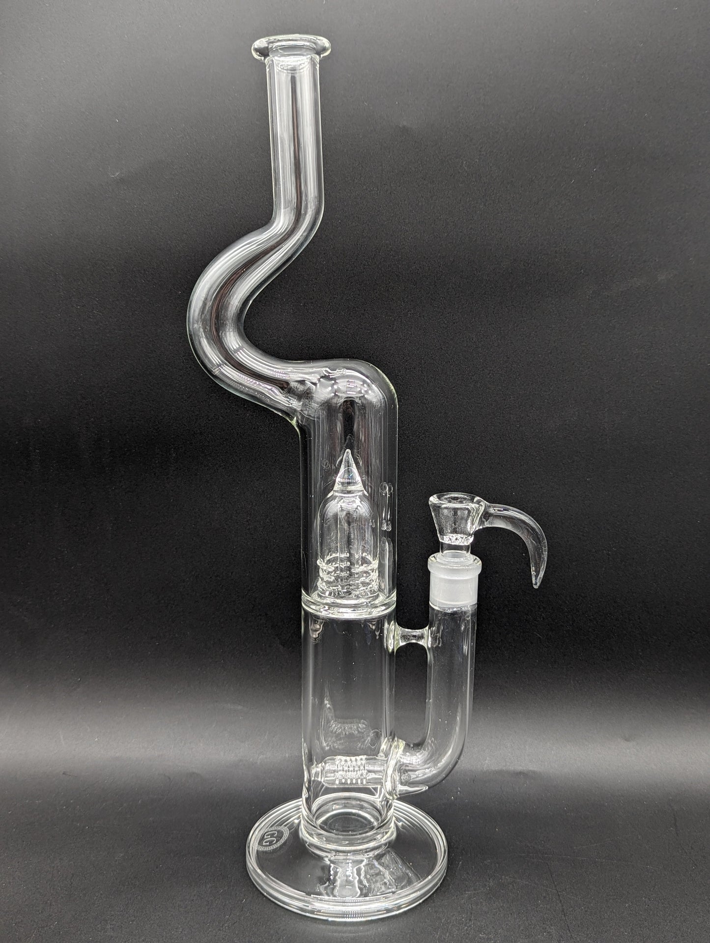 Greek Glass 17" Natty Neck Inline Dome-Avernic Smoke Shop