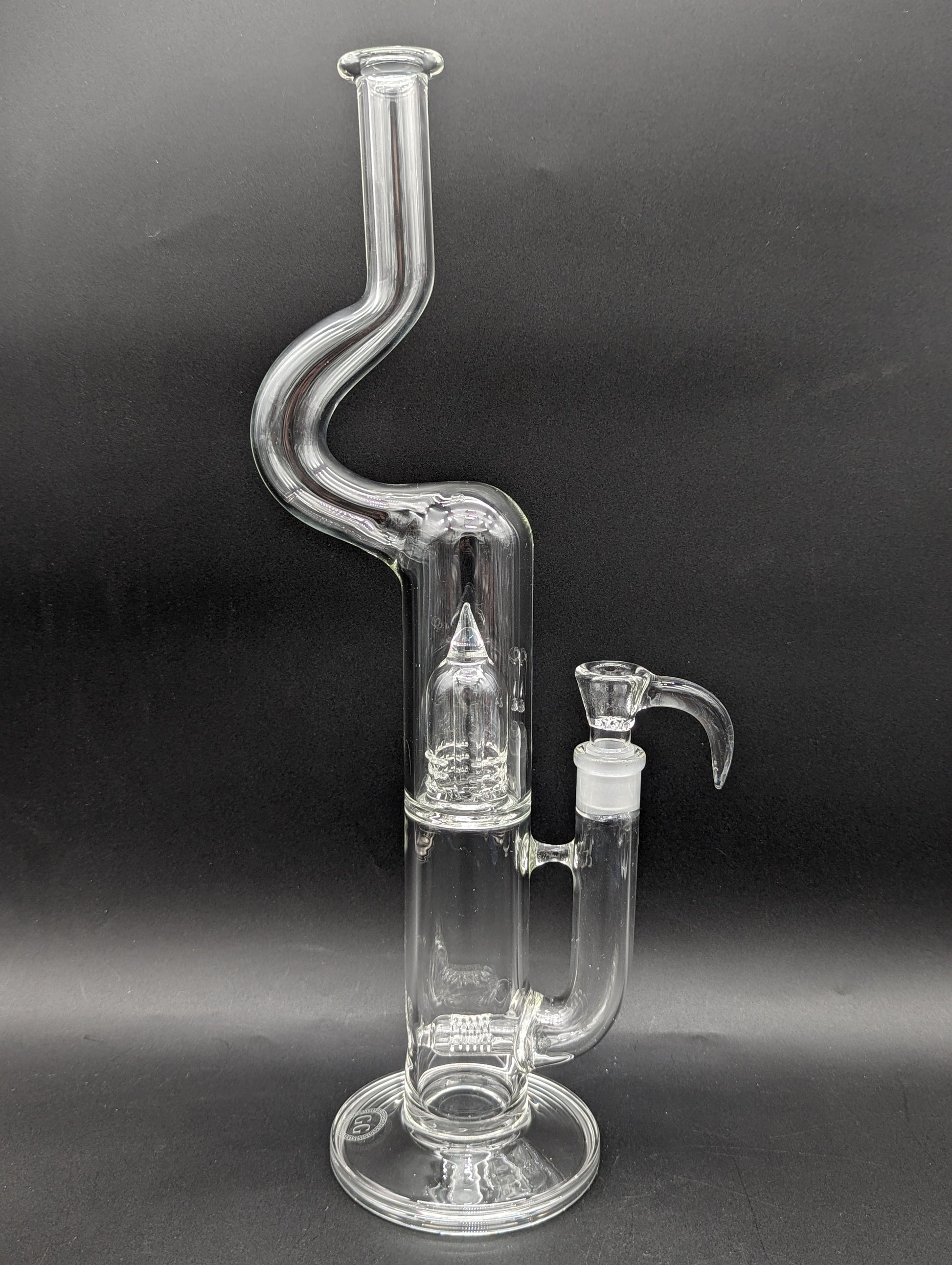 Greek Glass 17" Natty Neck Inline Dome-Avernic Smoke Shop