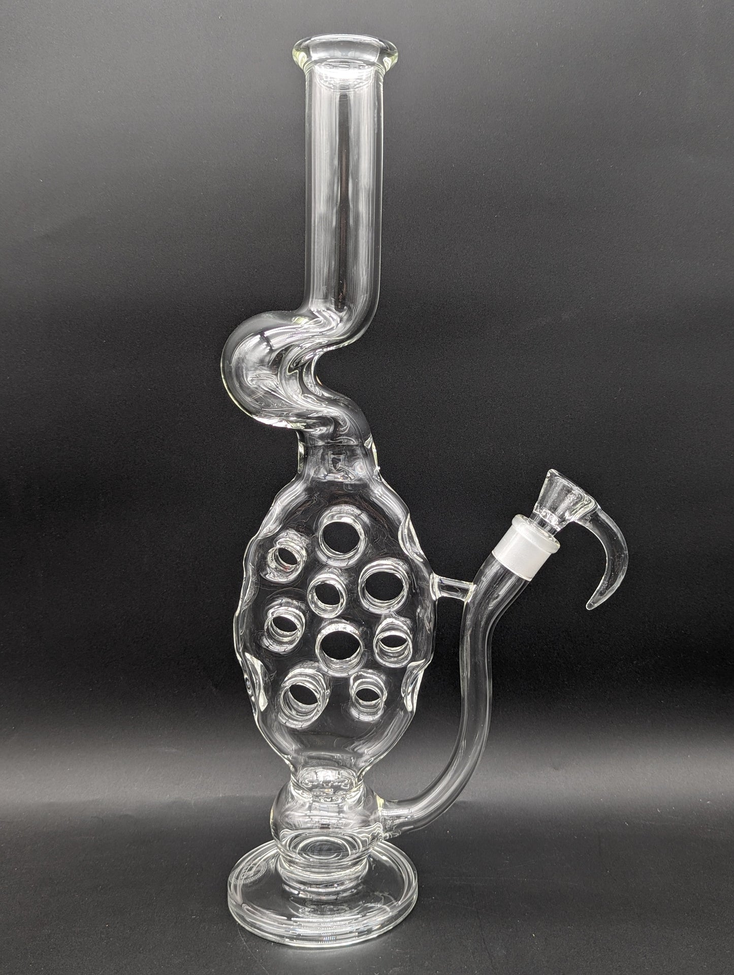 Greek Glass 18" Swiss Tube 2.0 - Side Feeder-Avernic Smoke Shop