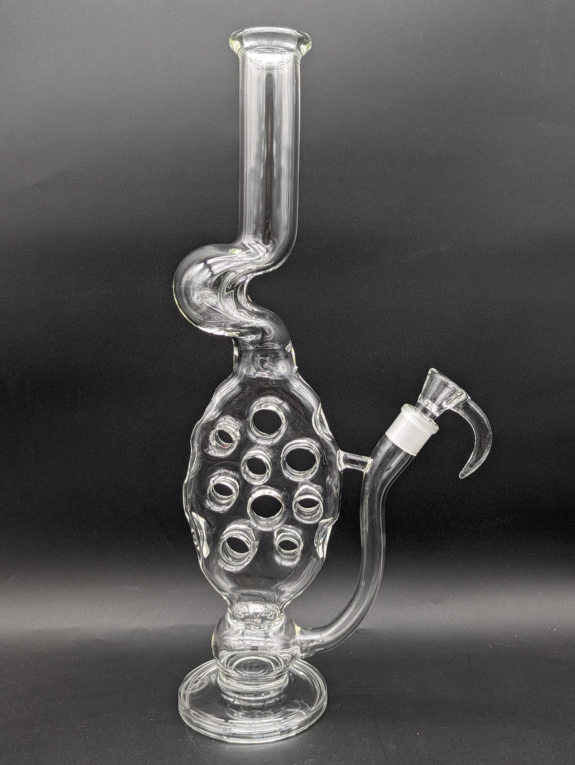 Greek Glass 18" Swiss Tube 2.0 - Side Feeder-Avernic Smoke Shop