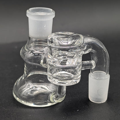 Greek Glass 18mm Ash Catcher w/ Splash Guard-Avernic Smoke Shop