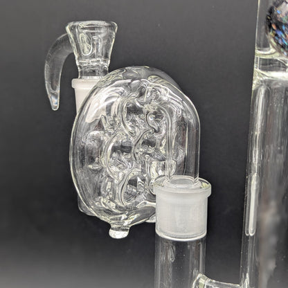 Greek Glass 18mm Swiss Ash Catcher-Meech Madness Smoke Shop