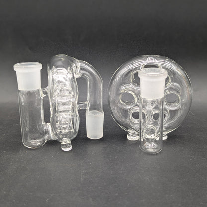 Greek Glass 18mm Swiss Ash Catcher-Meech Madness Smoke Shop