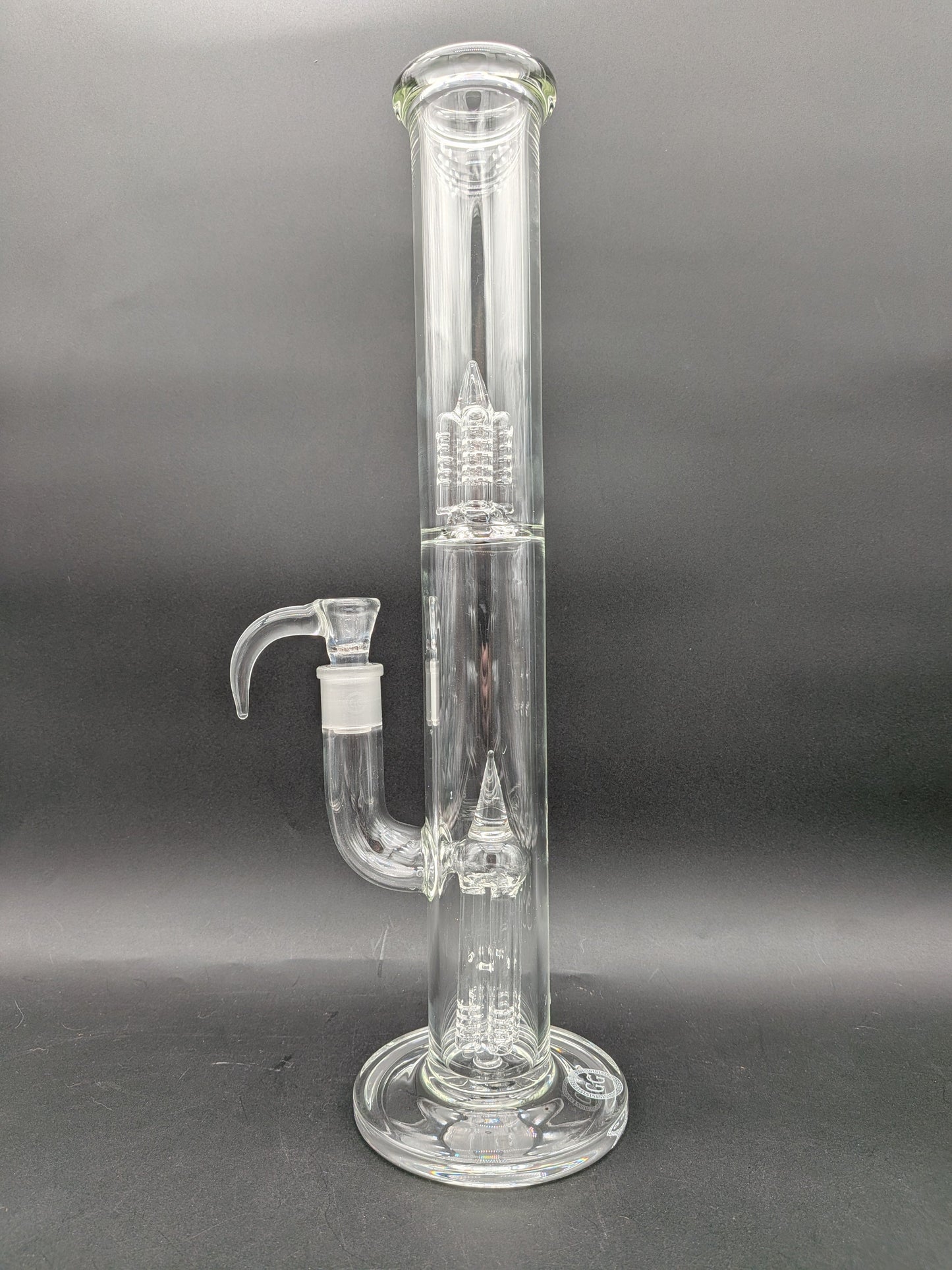 Greek Glass 4-Arm Tree Tube 16"-Avernic Smoke Shop