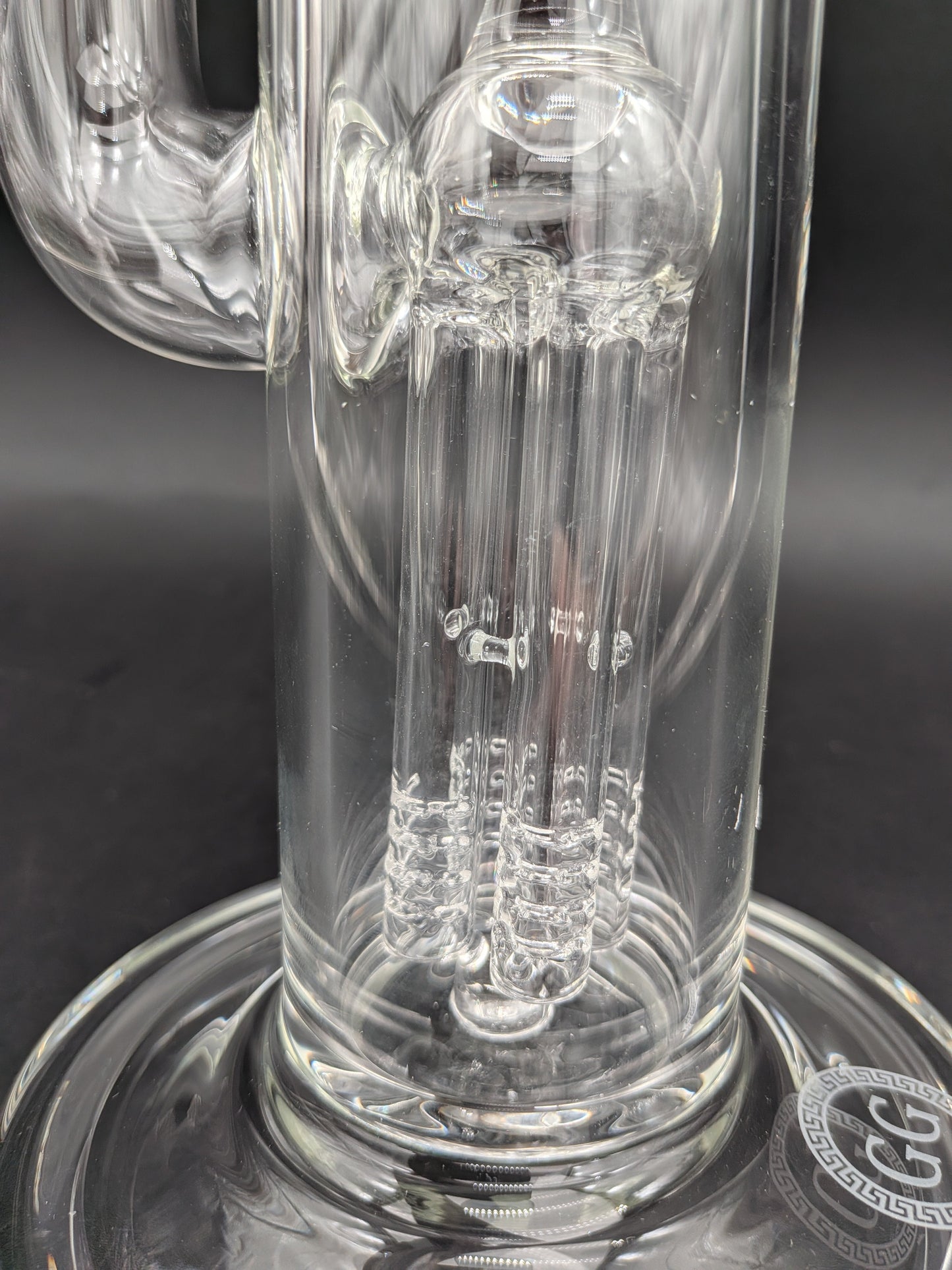 Greek Glass 4-Arm Tree Tube 16"-Avernic Smoke Shop