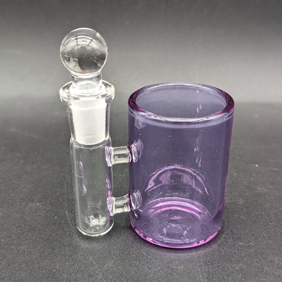 Greek Glass CFL Purple Qtip & Iso Holder-Meech Madness Smoke Shop