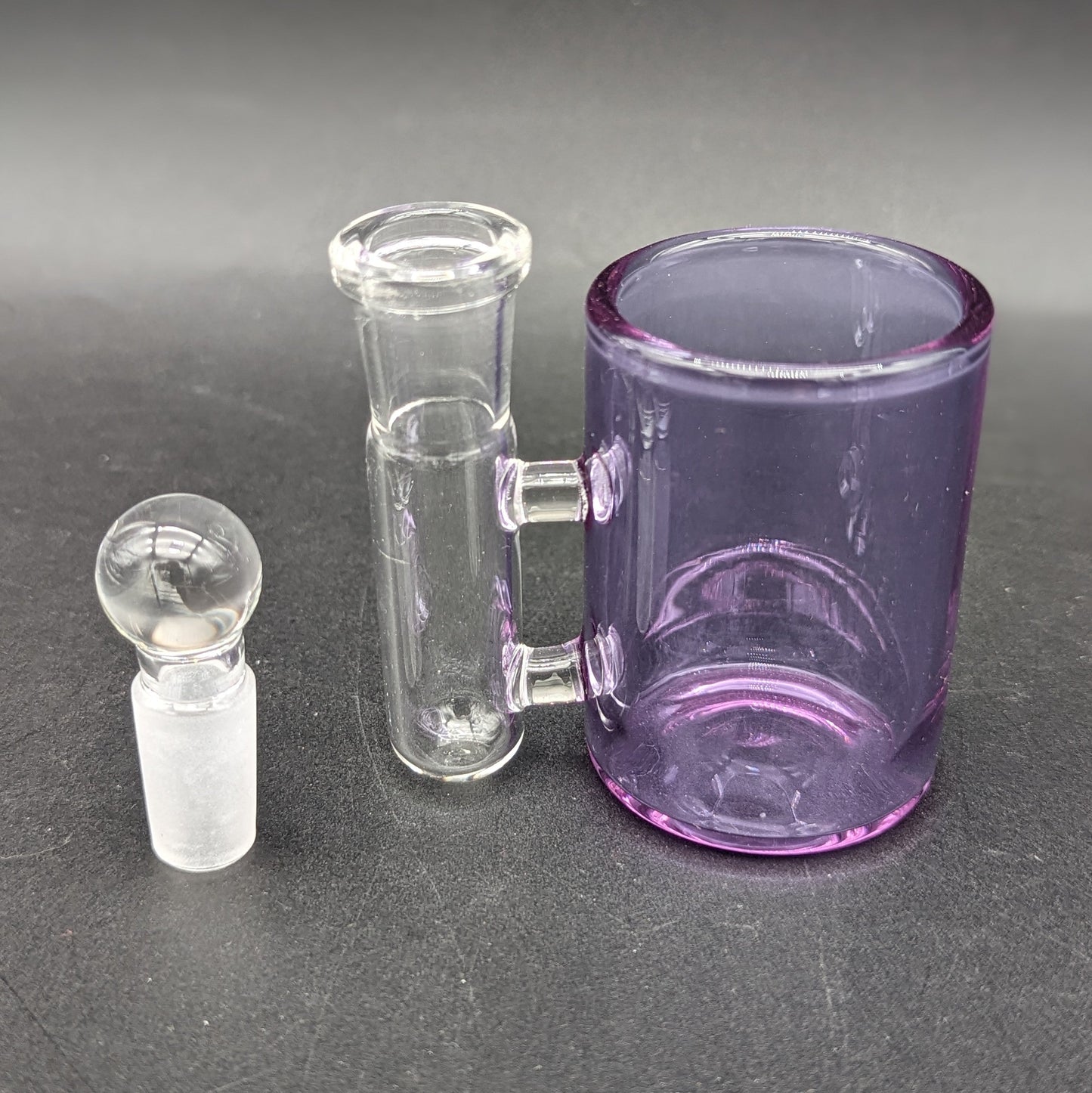 Greek Glass CFL Purple Qtip & Iso Holder-Meech Madness Smoke Shop
