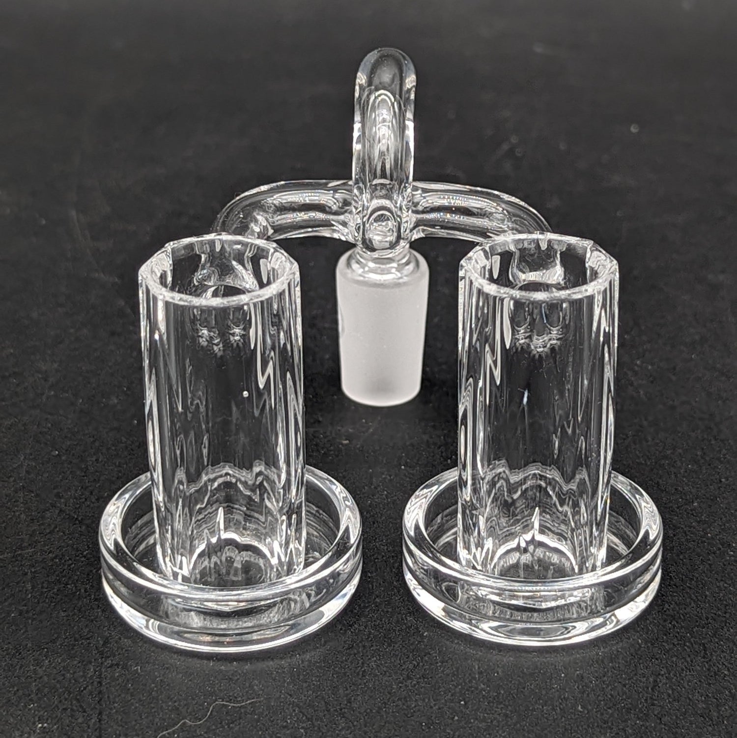 Greek Glass Double Faceted Charmer 14mm - Meech Madness Smoke Shop