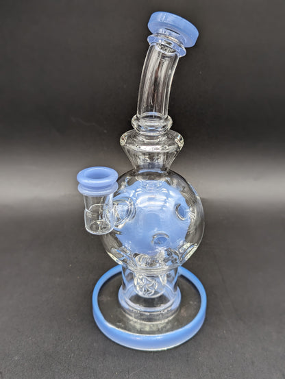 Greek Glass Exosphere Dab Rig-Avernic Smoke Shop