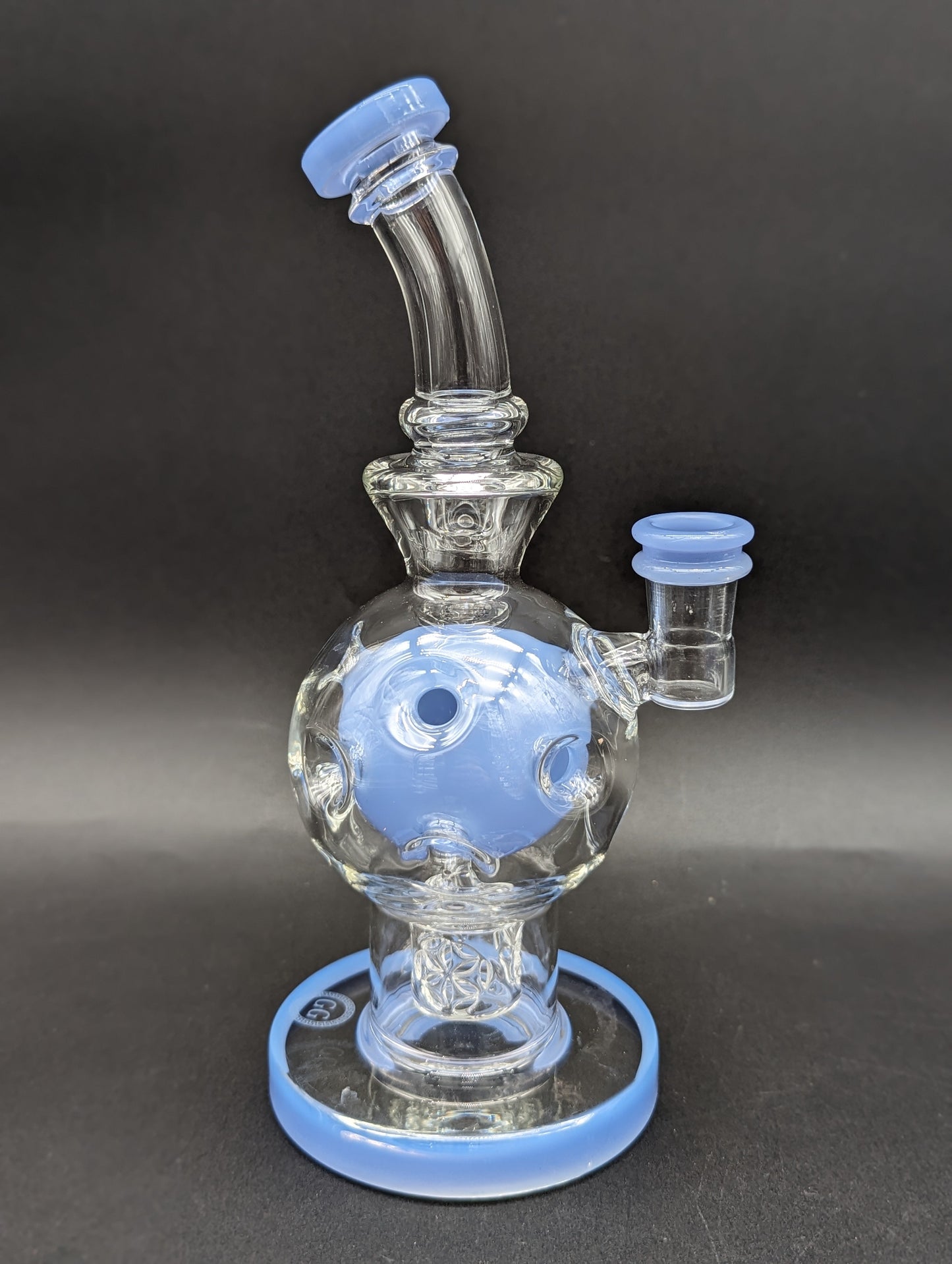 Greek Glass Exosphere Dab Rig-Avernic Smoke Shop