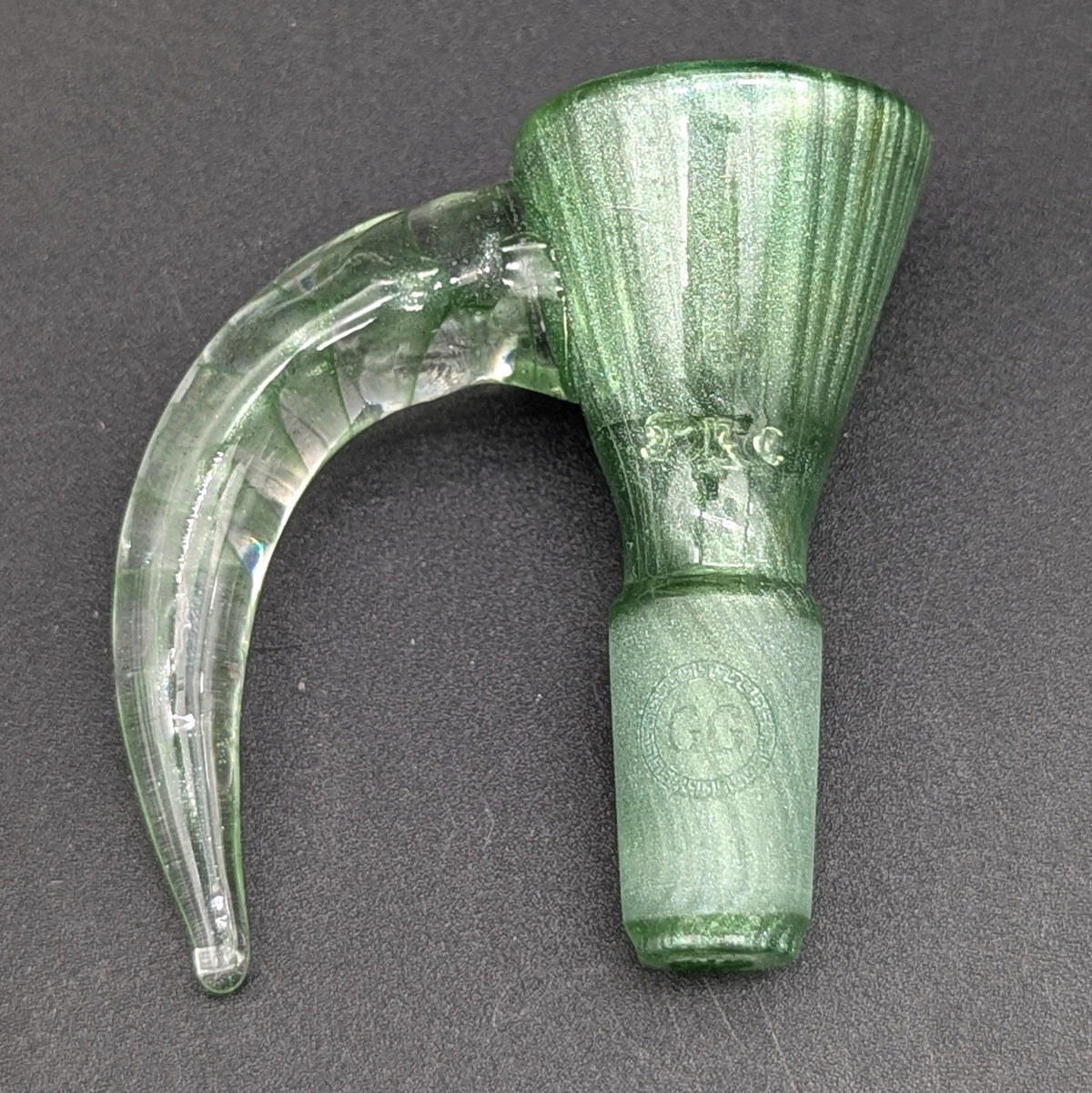 Greek Glass Full Color 14mm 4 Hole Slide-Avernic Smoke Shop